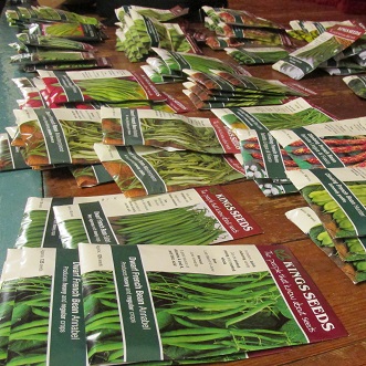 Packets of seeds