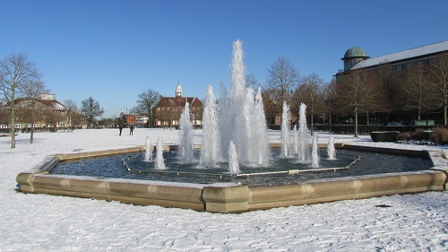 Snowy Broadway Gardens