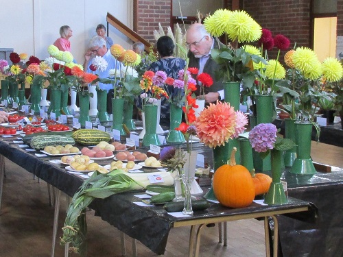 Visitors enjoying the show