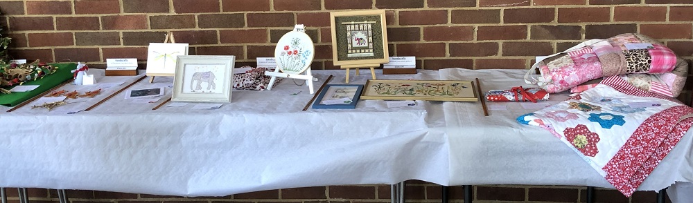 Handicrafts on the show bench